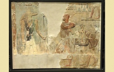 Mentuemhat and Anubis