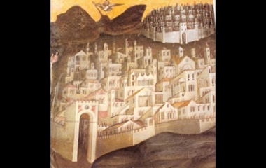 Sodom and Gomorrah by Giusto, 1376