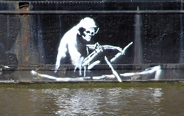 An art work by Banksy