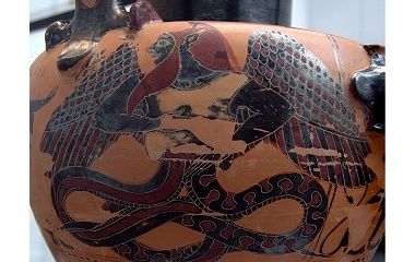 Typhon in ancient Greek pottery