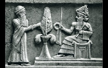 Enlil holding magic wand