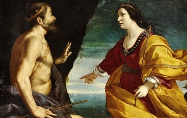 Juno and Aeolus at the Cave of Winds