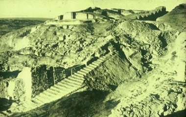Unreconstructed Ziggurat of Anu in Mesopotamia