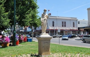 statue of Hebe in Ballarat, Australia