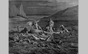 Crossing the Styx, illustration 1861