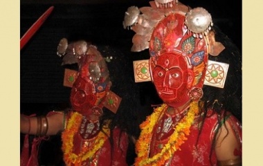 Kali, Bhairab Naach mask