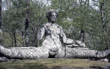 Echidna sculpture