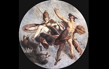 Hermes and Athena