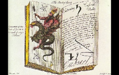 Illustration of Cassiel from The Magus