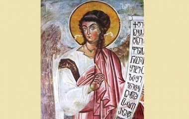 Gabriel painting, 14th century