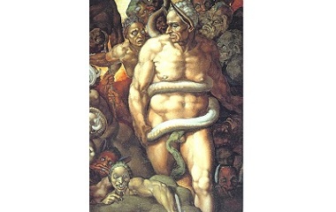 Minos en la entrada del infierno, 1536